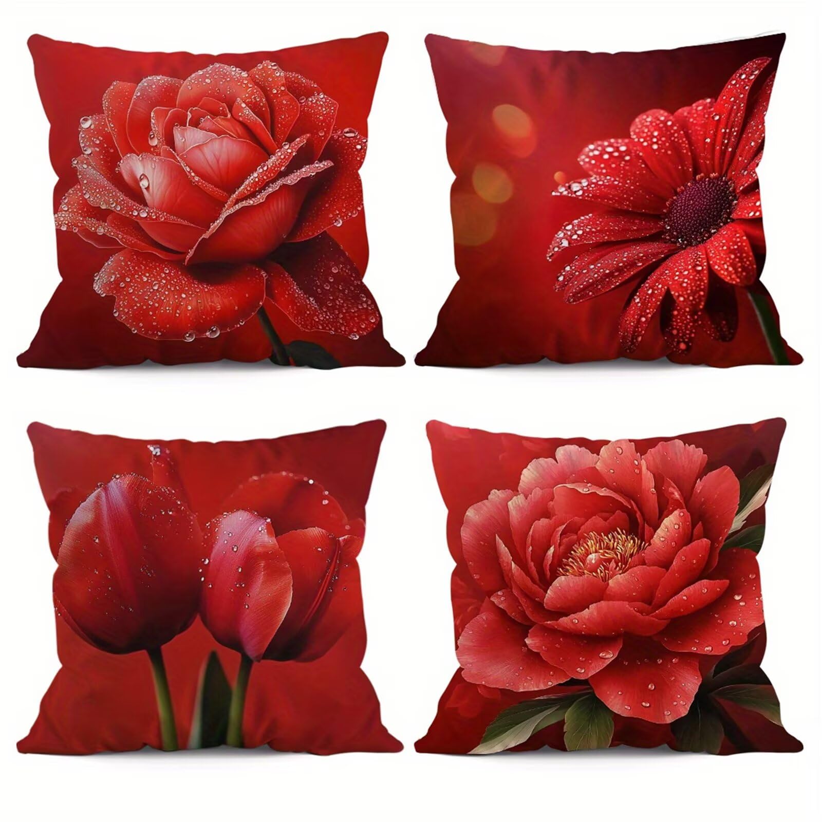 Housse de coussin canapé 30x30 lavable avec fermeture éclair invisible en lin