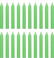 Vista 35 de Mega Candles 20 piezas Velas Cónicas Mini Exquisitas de Conjuro Sin Aroma Morado Oscuro, 4 Pulgadas de Alto x 1/2 Pulgada de Diámetro, Campanillas