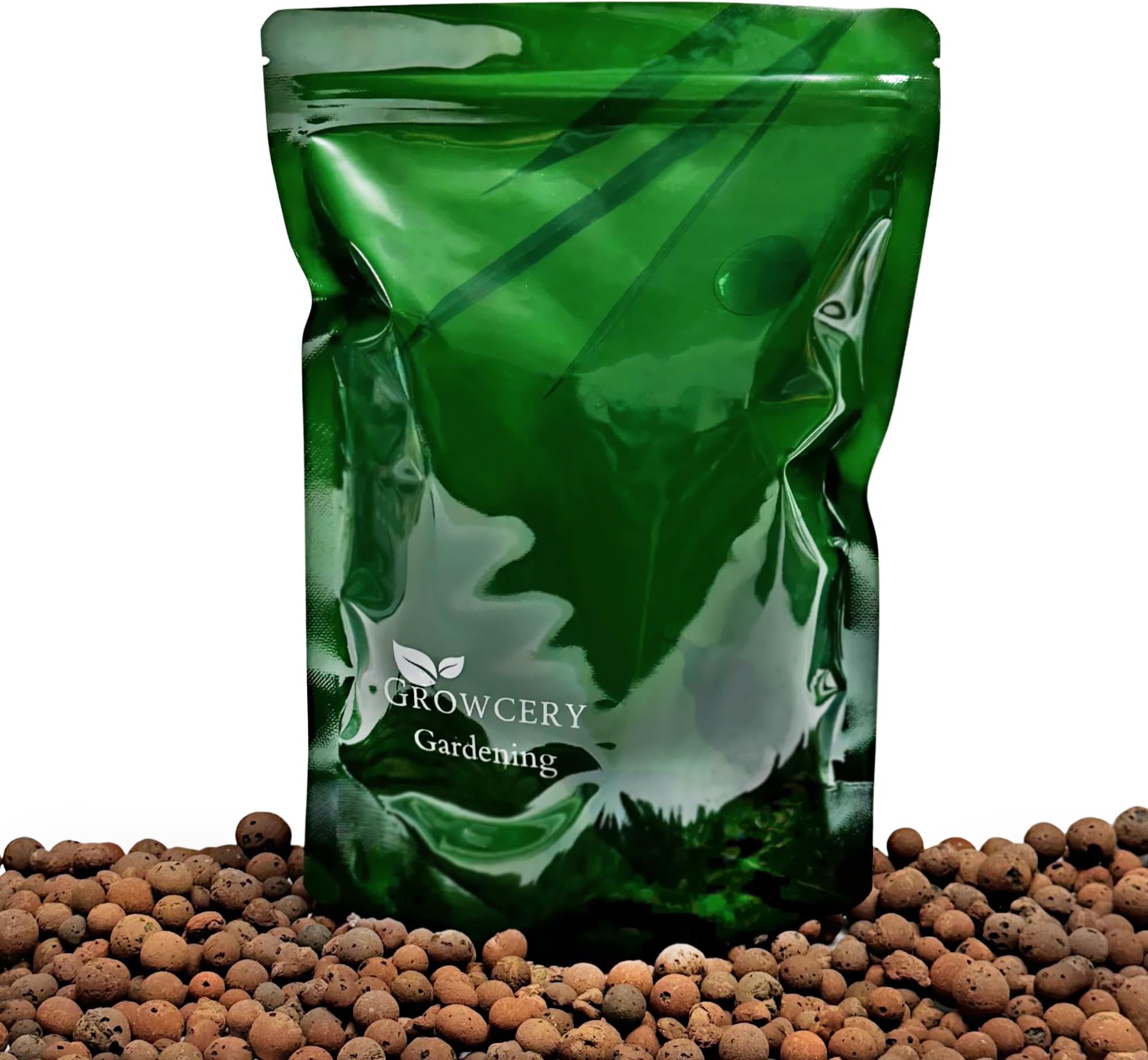 Premium Clay Pebbles For Plants: Multipurpose Growing Medium for Gardens, Hydroponics, and Green Roofs, Pots Drainage, Orchids, Terrariums, Water Beads (1L)