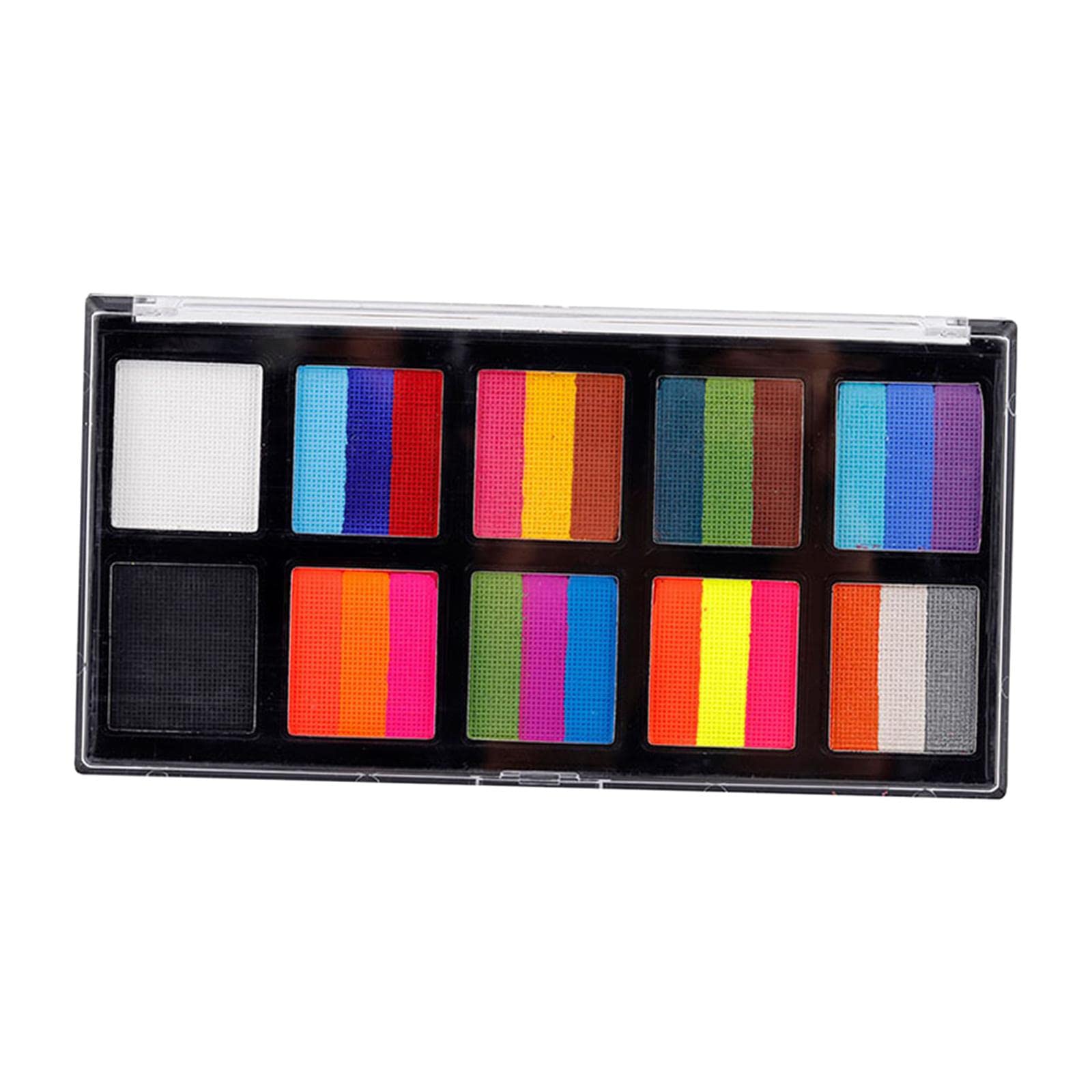 Ensemble de 2 Peintures pour Le Visage et Le Corps, Palette de Maquillage pour Adultes, 26 Couleurs