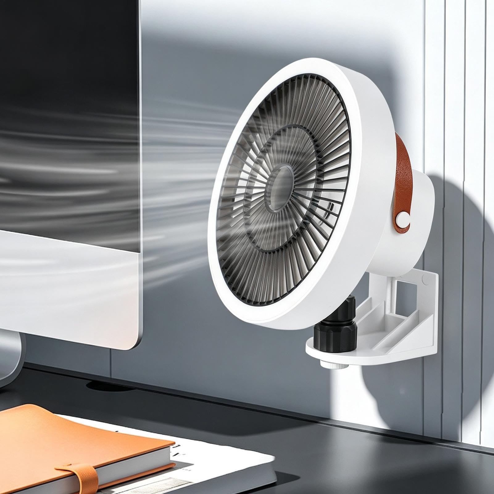 Ventilatore Da Scrivania Dispositivo Portatile Silenzioso Personale Con | Ventilatore Portatile Silenzioso Di Lunga Durata Per Casa Viaggio Campeggio All'aperto Auto Camper Spiaggia
