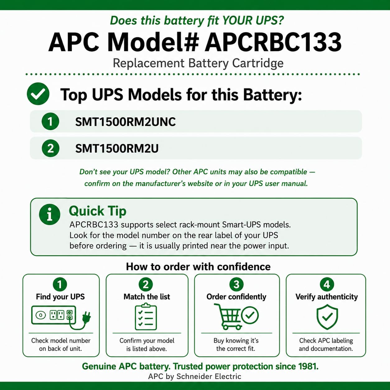 APC APCRBC133
