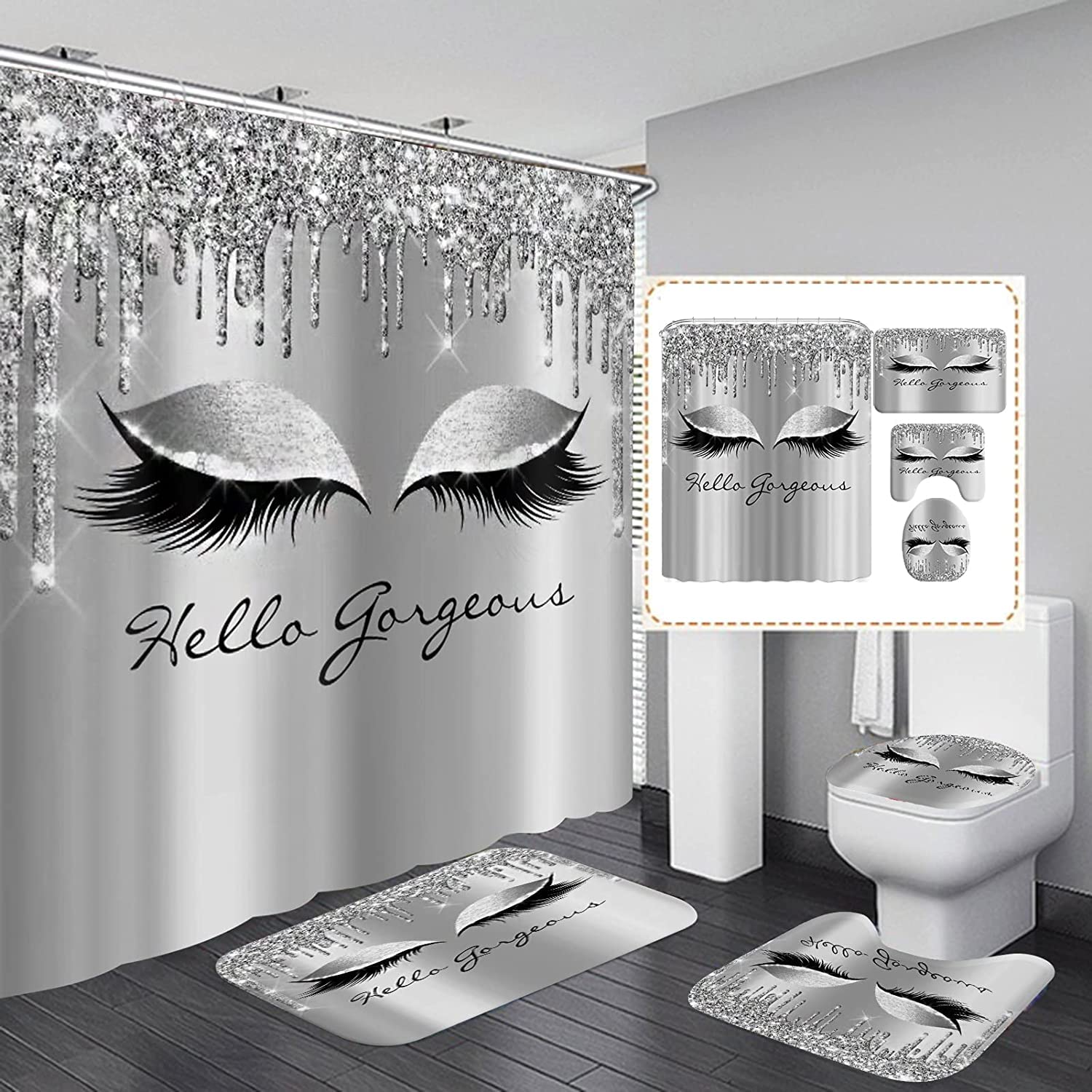 Black And Silver Bathroom Ideas