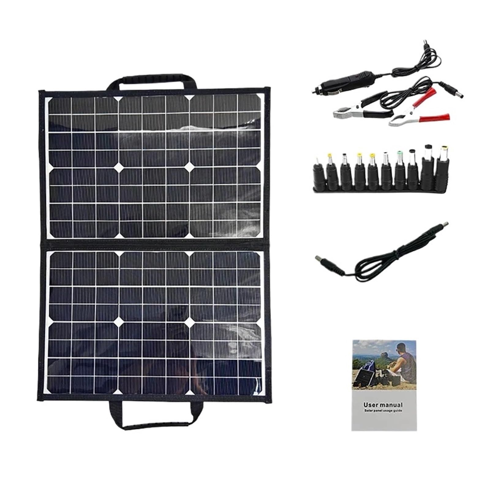 Kit de panneau solaire pliable 800W, centrale solaire portable complète