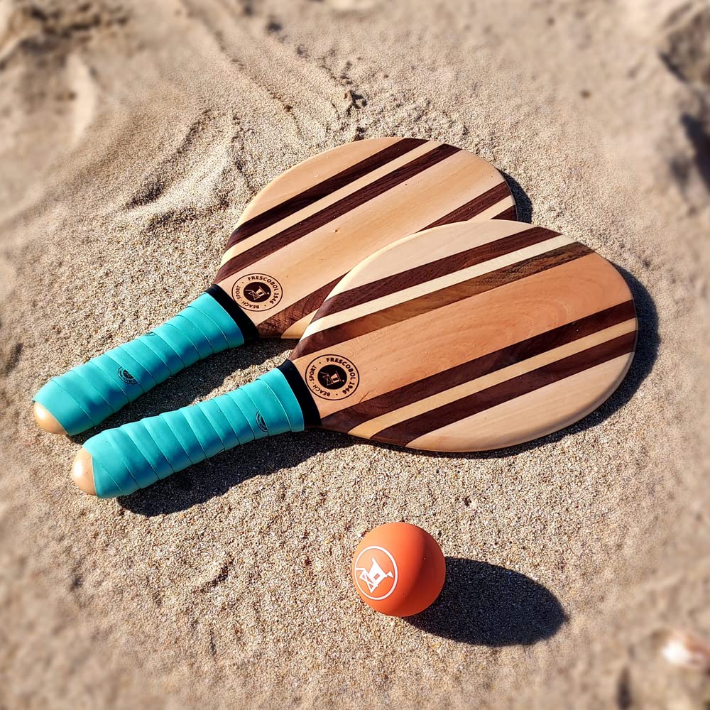 Frescobol Set de Raquettes de plage en bois - Flashy Edition - Frescobol 1946