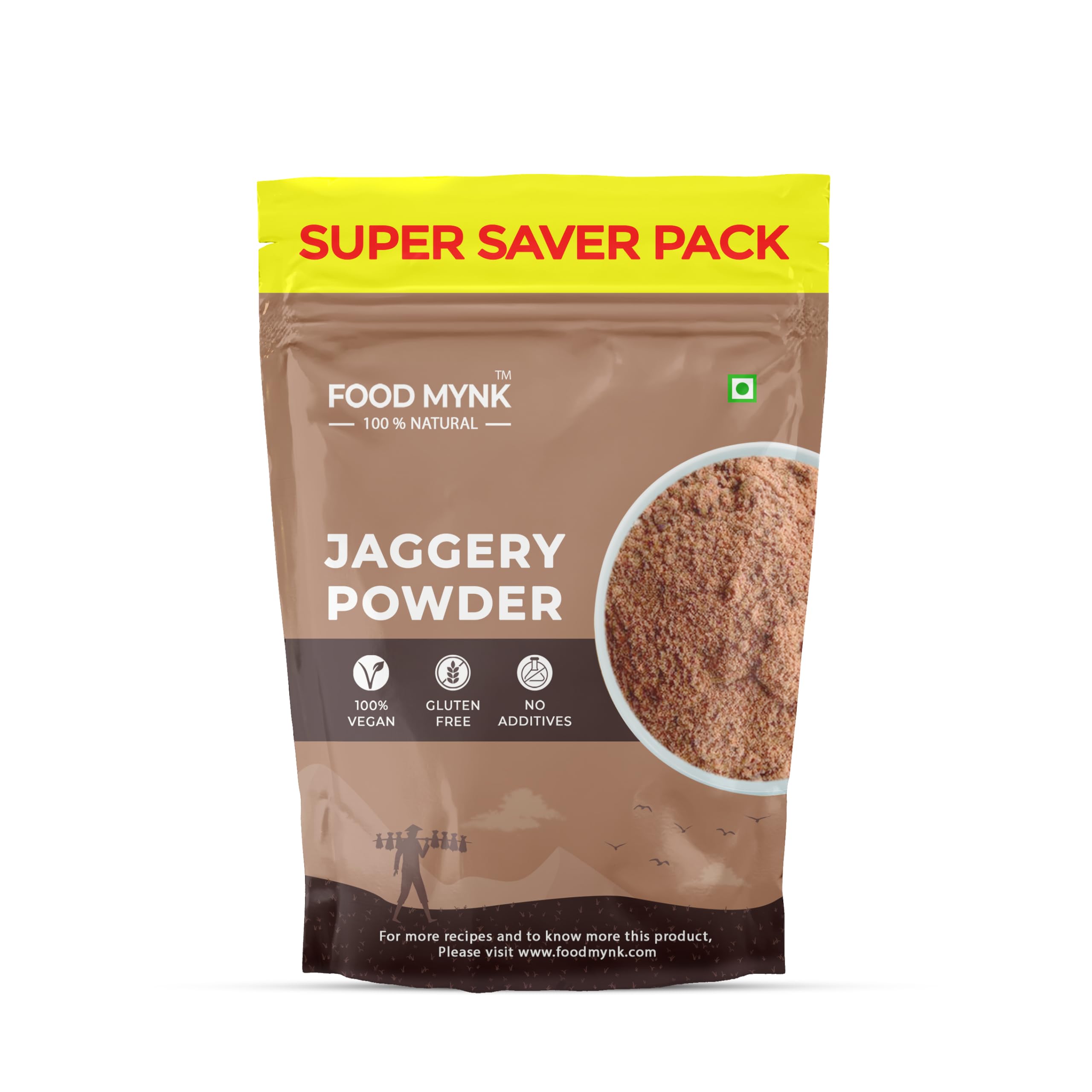 Food Mynk Jaggery Powder (3Kg) | Jaggery Powder Organic | Nattu Sakkarai | Bellam Powder | Sugarcane Jaggery Powder (3Kg) (B0C3XXDJLC) Amazon Price History, Amazon Price Tracker