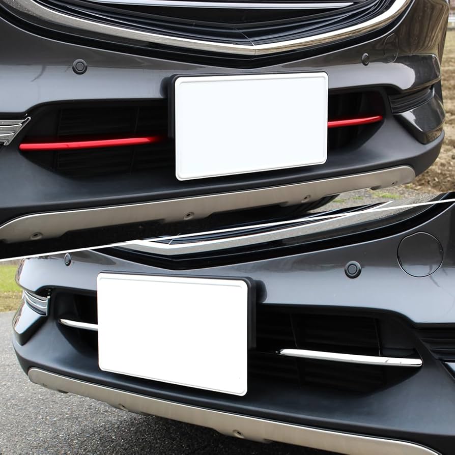 Amazon | CX-8 アクセサリ グリル アンダー トリム レッド シルバー