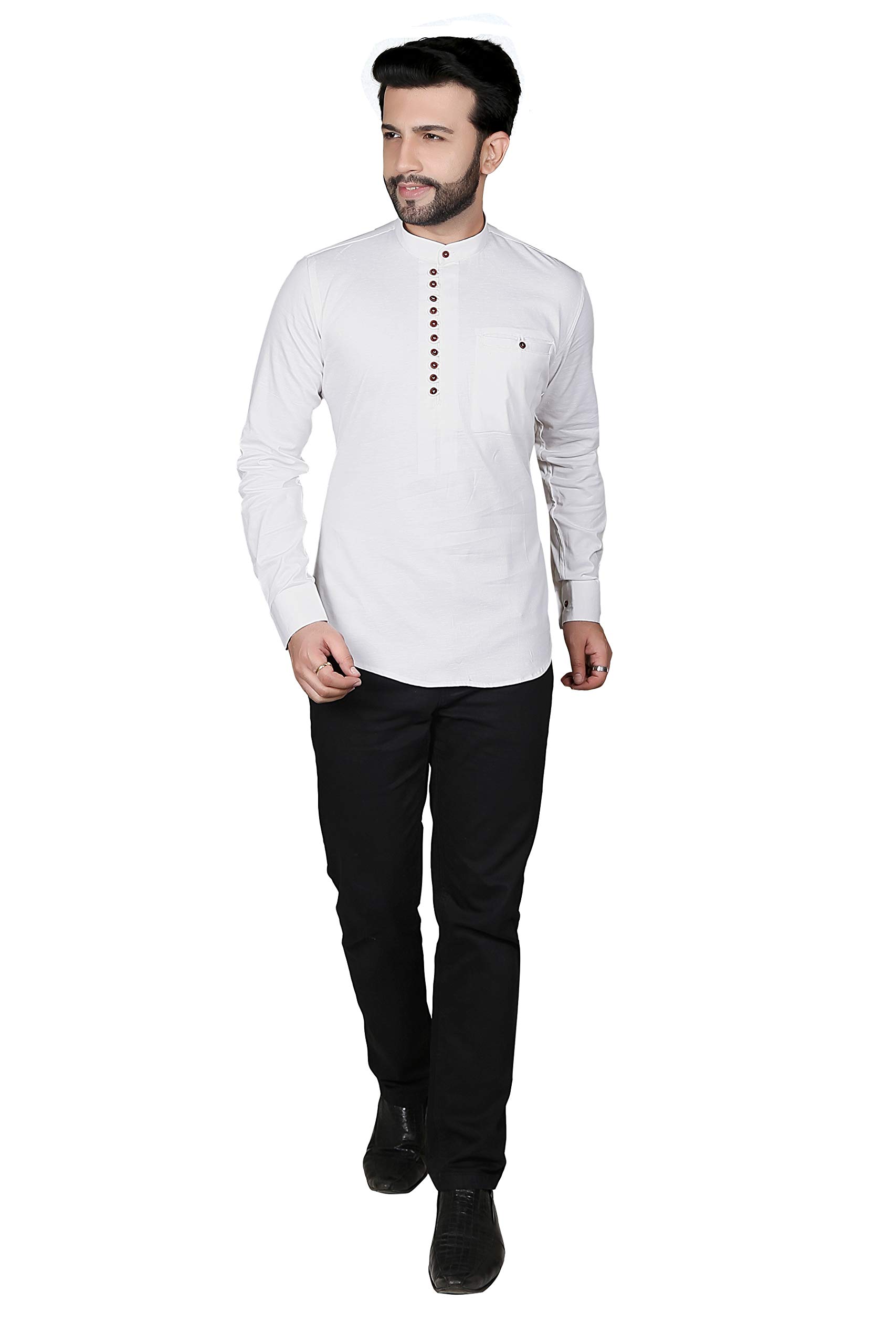 TathastuTathastu Mens Cotton Kurta Tunic Shirt