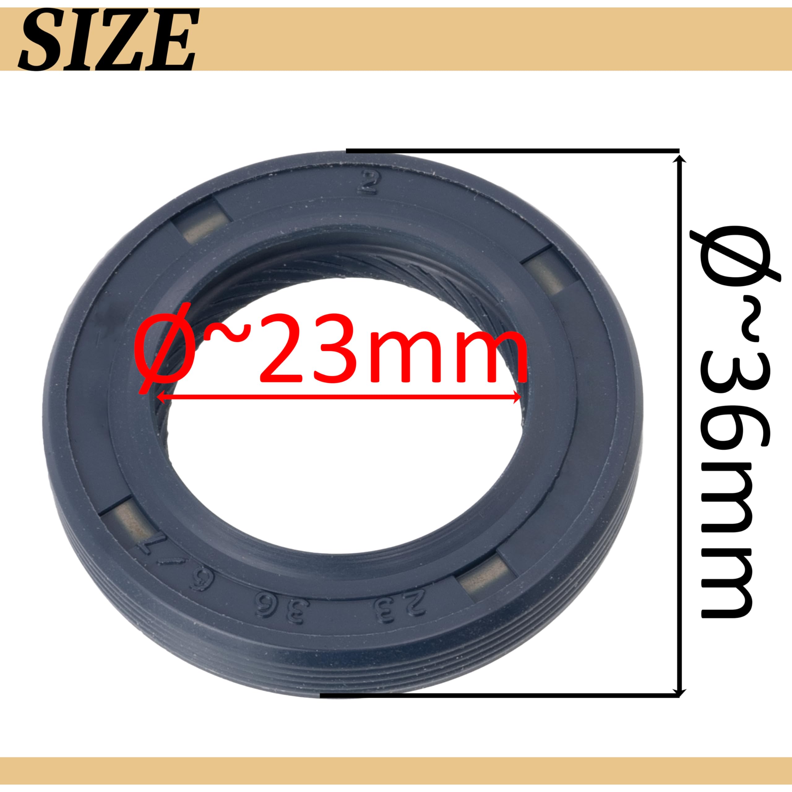 AERZETIX Anillo De Estanqueidad Diferencial (Lado Izquierdo): Compatible Con OE 3121 40, 3121 64
