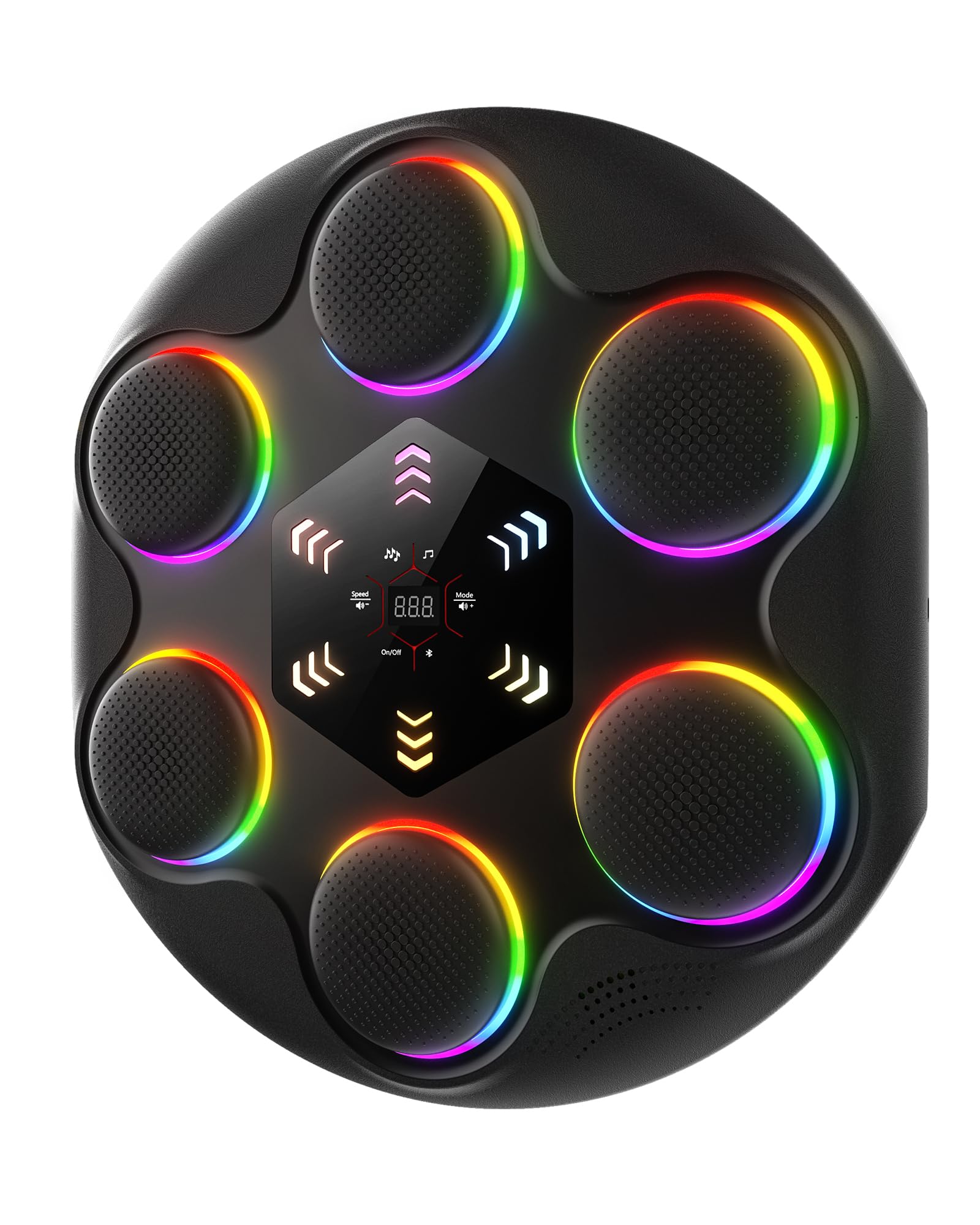ALongSong Music Boxing Machine, Smart Bluetooth Boxmaschine mit Musik für Erwachsene Kinder, Rhythmus-Synchronisiert mit Großem Bildschirm/RGB-Beleuchtung Inklusive Boxhandschuhe, Fitness-Spaß Zuhause