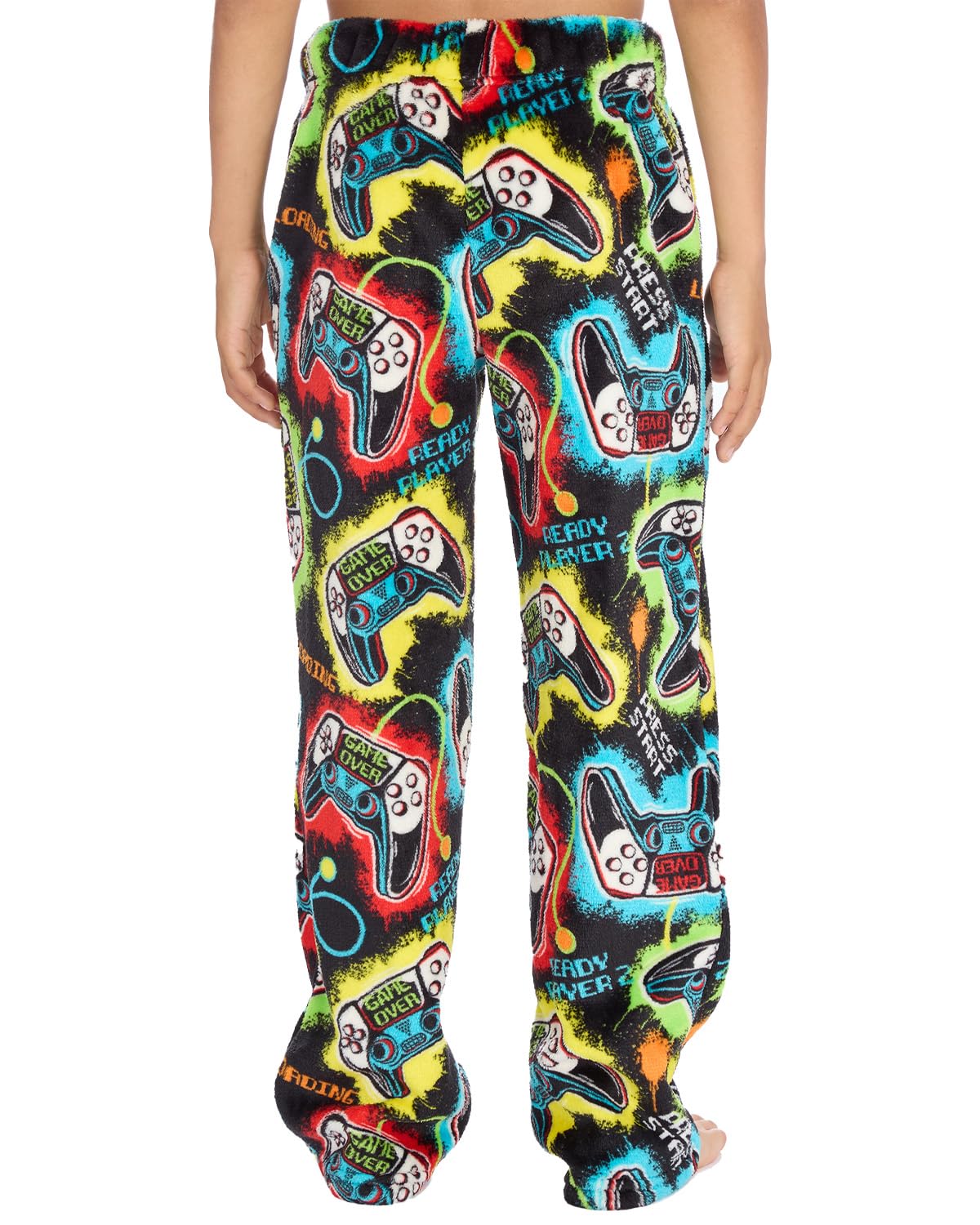 Undercover lingerie Boys Fleece Lounge Pants 15C656 Black Gamer 11-12 Years