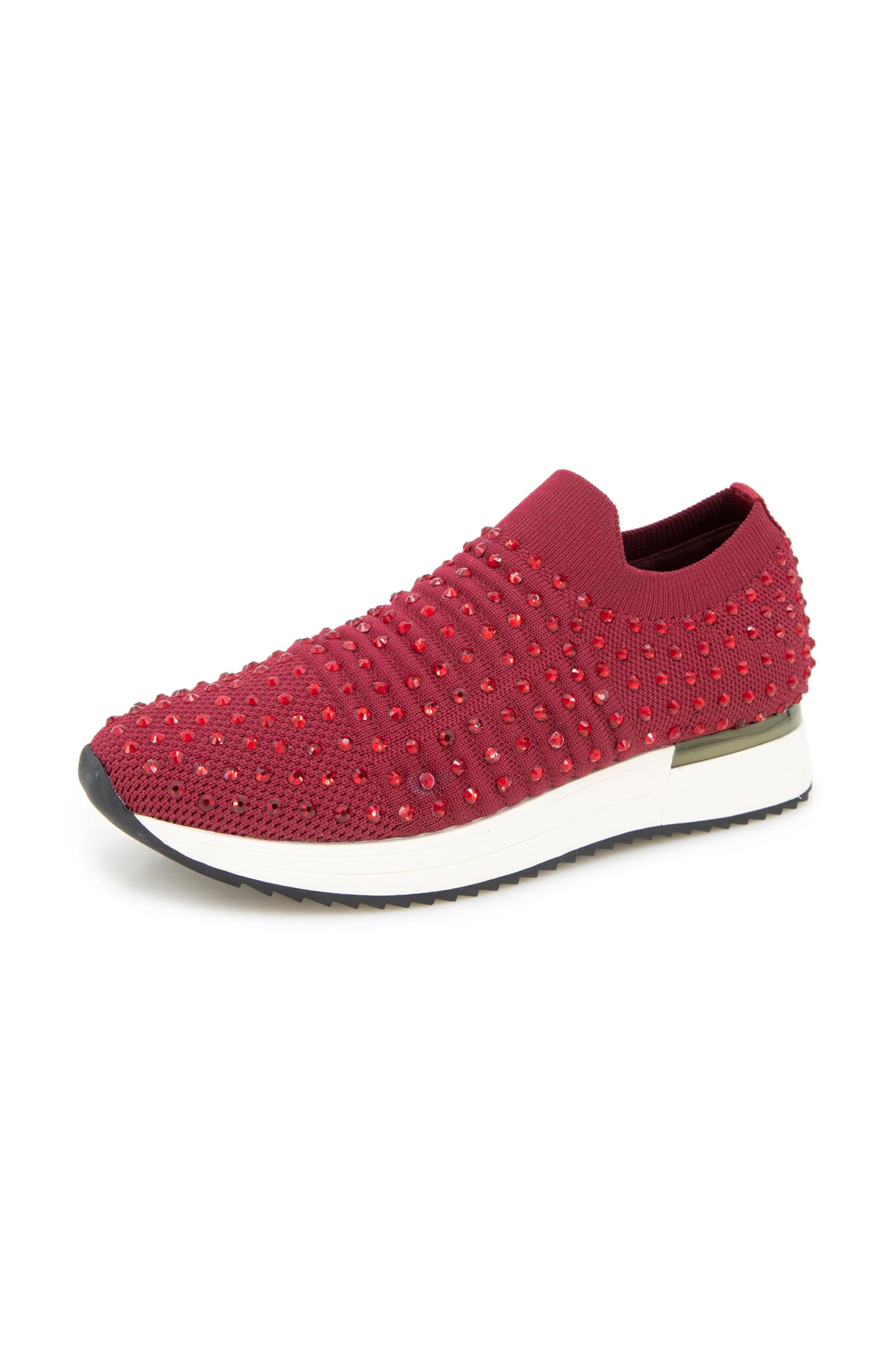 Kenneth Cole Women's Cameron Jewel Jogger Sneaker, Brick, 6.5 UK