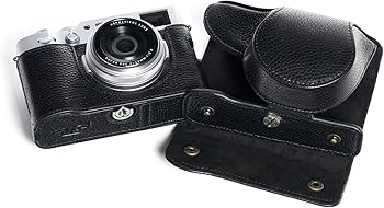 FUJIFILM X100VI ブラック レザーケース付き 富士フイルム Xシステム FUJIFILM X100VI 専用 レザー ケース Black TP