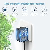 Vista 2 de Cargador rápido para Nintendo Switch, fuente de alimentación de 15 V, adaptador de alimentación de CA para interruptorinterruptor OLEDSwitch