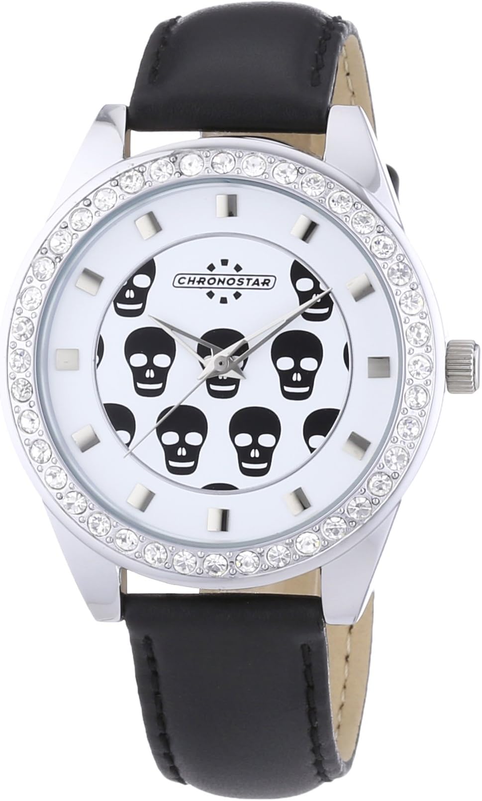 Chronostar Watches Women's Quartz Watch with White Dial Analogue Display and Gold Plastic R3751229505