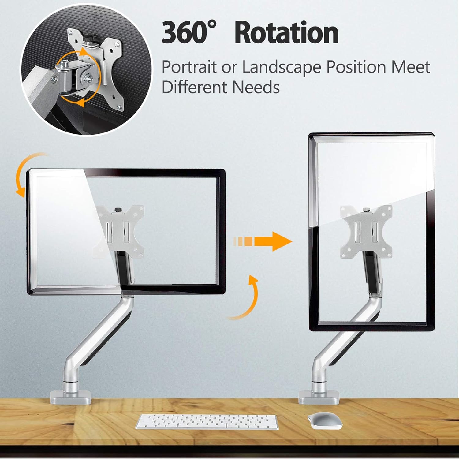 Flаѕh Dеаlѕ - 50% оƒƒ H HUANUOAV 17-32 Single Monitor Desk Mount Stand, Heavy Duty Articulating Gas Spring Monitor VESA Arm with Clamp and Grommet Base, Fits for Computer Monitor 17 to 32 inch, Holds up to 17.6 lbs Flаѕh Dеаlѕ - 80% оƒƒ H HUANUOAV 17-32 Single Monitor Desk Mount Stand, Heavy Duty Articulating Gas Spring Monitor VESA Arm with Clamp and Grommet Base, Fits for Computer Monitor 17 to 32 inch, Holds up to 17.6 lbs