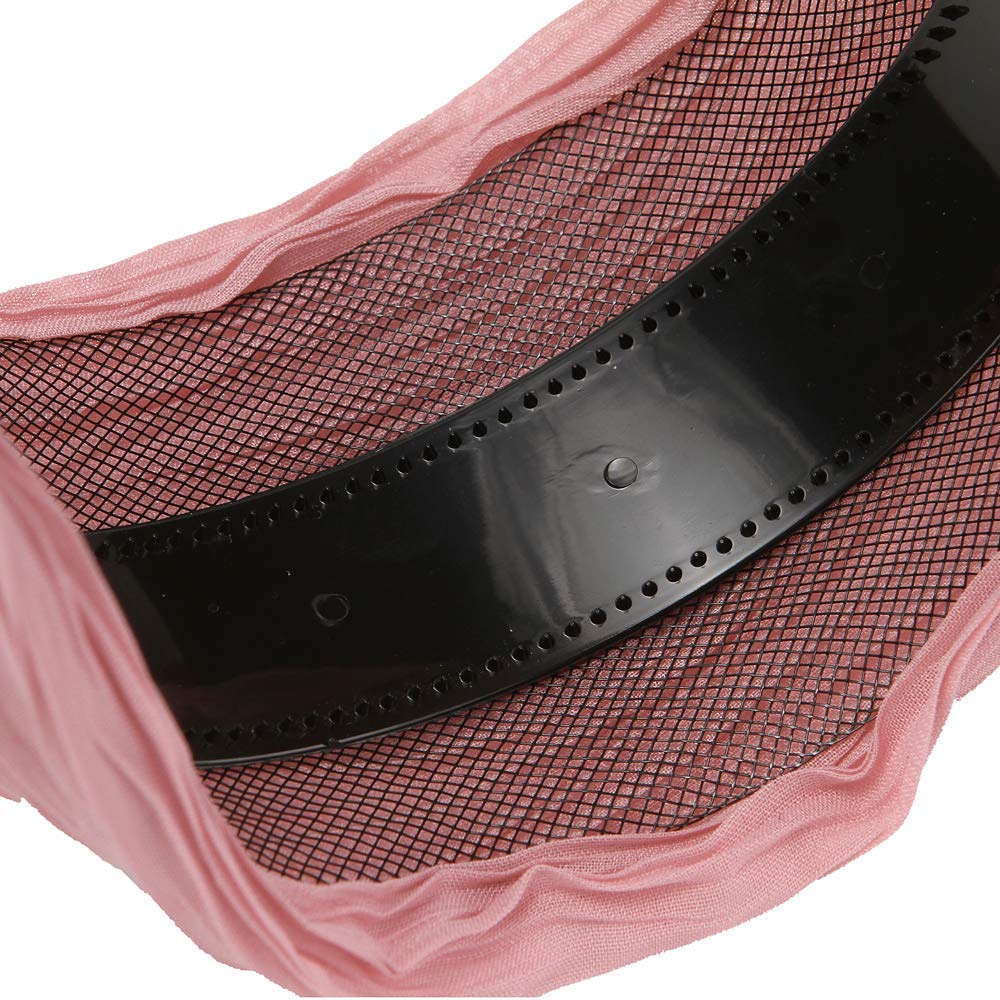 Loneedy, cerchietti per capelli larghi e rigidi, con dentini, design in tessuto a pieghe, per donne e ragazze, 3 pezzi