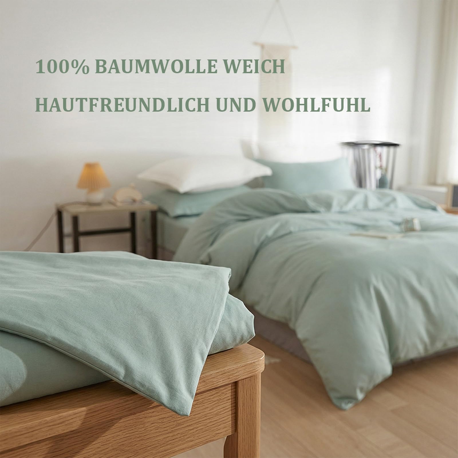Bettwäsche 180 x 220 cm Doppelbett Bettbezug