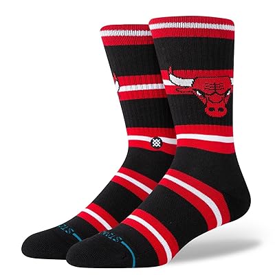 Stance Prep Chicago Bulls Crew Cut Socks Shoes Black