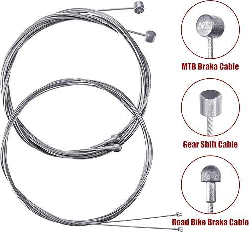 Miniatura 2 de Línea de transmisión universal de bicicleta Cambio de bicicleta Cable y cable de freno Kit para reparación de bicicletas de montaña