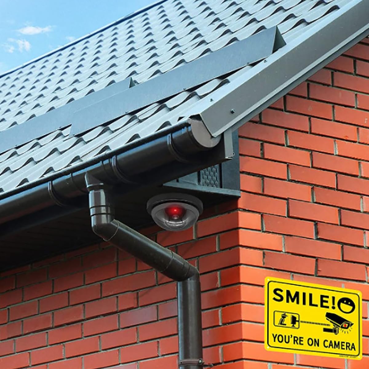 4 Telecamere Finte Con LED Lampeggiante - Dissuasore Antifurto Per Interni Ed Esterni, Facile Installazione - Foto 8