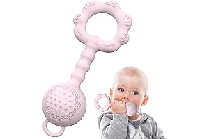 2-in-1 Baby Rattles and Teethers: The Perfect Soothing Solution for Your Little Princess