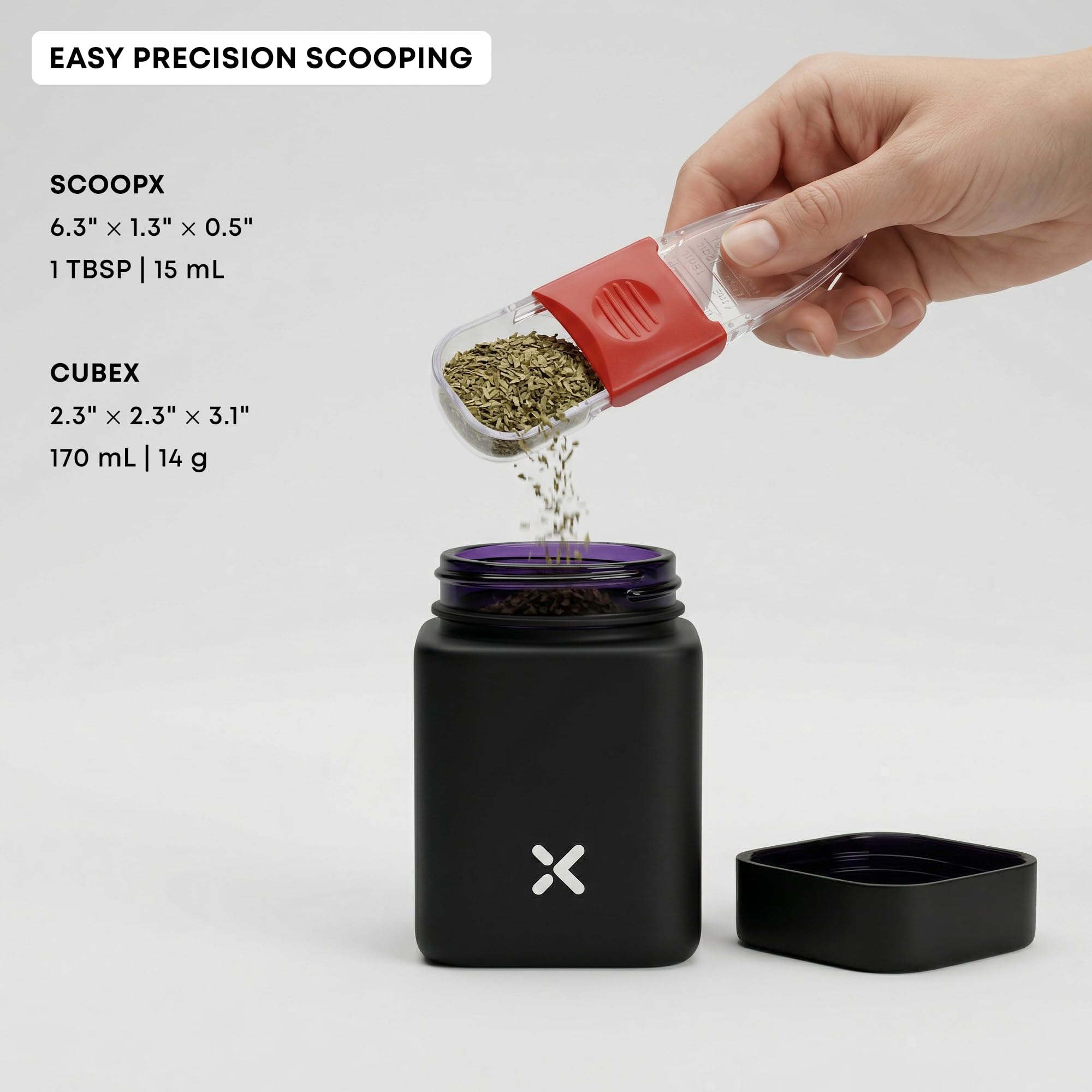 Amazon.com: X KNOX CubeX Miron UV Glass Jars, 3-Pack Airtight