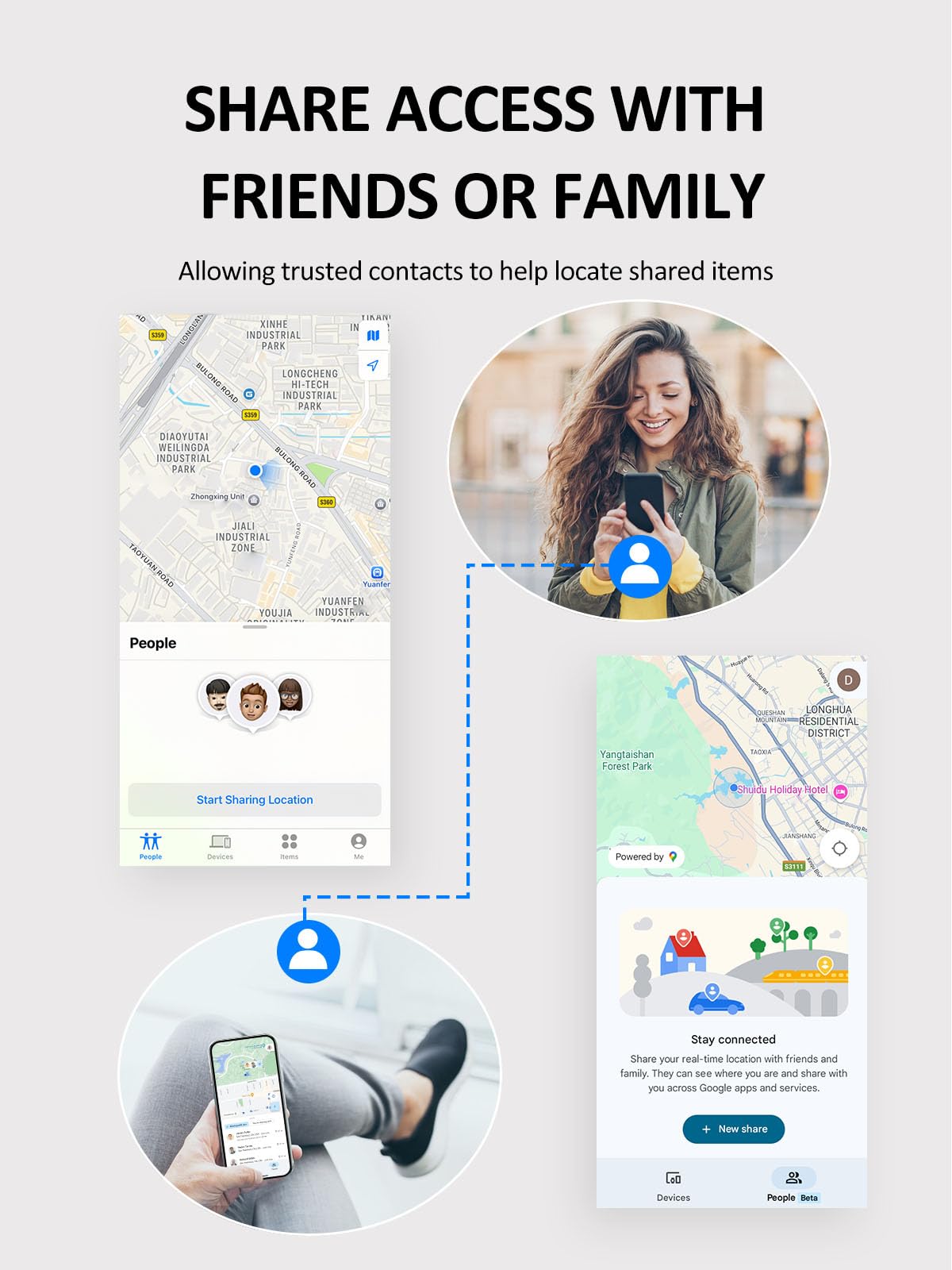 Tracker Ricaricabile per Apple e Android, Ultrasottile, Compatibile con Find My e Find Hub, 1 Pack
