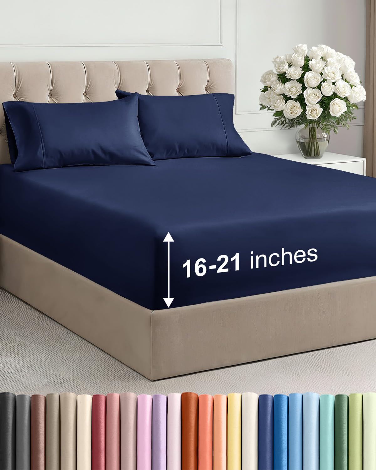 CGK Unlimited Deep Pocket Queen Sheet Set