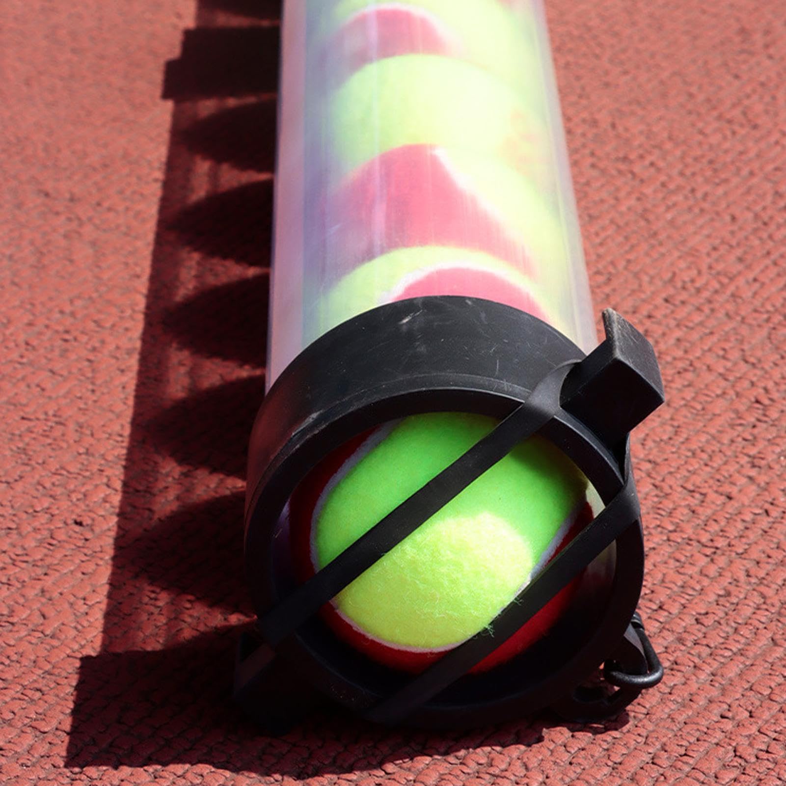 Raccoglitore Di Palline Da Tennis A Tubo Porta Tubo per Tennis | Raccoglitore per Palline da Pickleball ad Alta Capacità con Cinturino a Spalla per Operatori di Campus Team e Driving Range