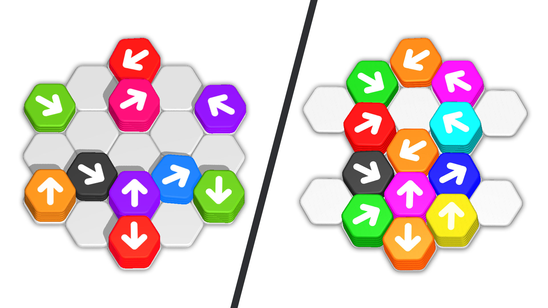 Hexa Away Puzzle Master Unpuzzle: Hexa Sort Tap Away Blocks
