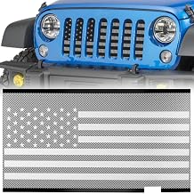 moveland Front Grill Grille Insert for Jeep Wrangler JK JKU 2007-2018