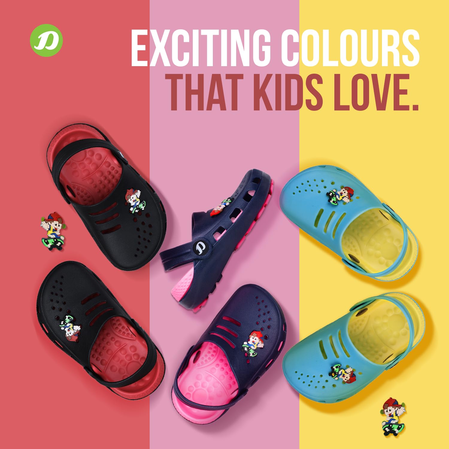 DOCTOR EXTRA SOFT Unisex-Child Kids Classic Ultra Soft Clogs/Sandals with Adjustable Back Strap| Comfortable & LightWeight| Stylish & Anti-Skid| Indoor & Outdoor Casual Sports Mules Boys & Girls D-514 4