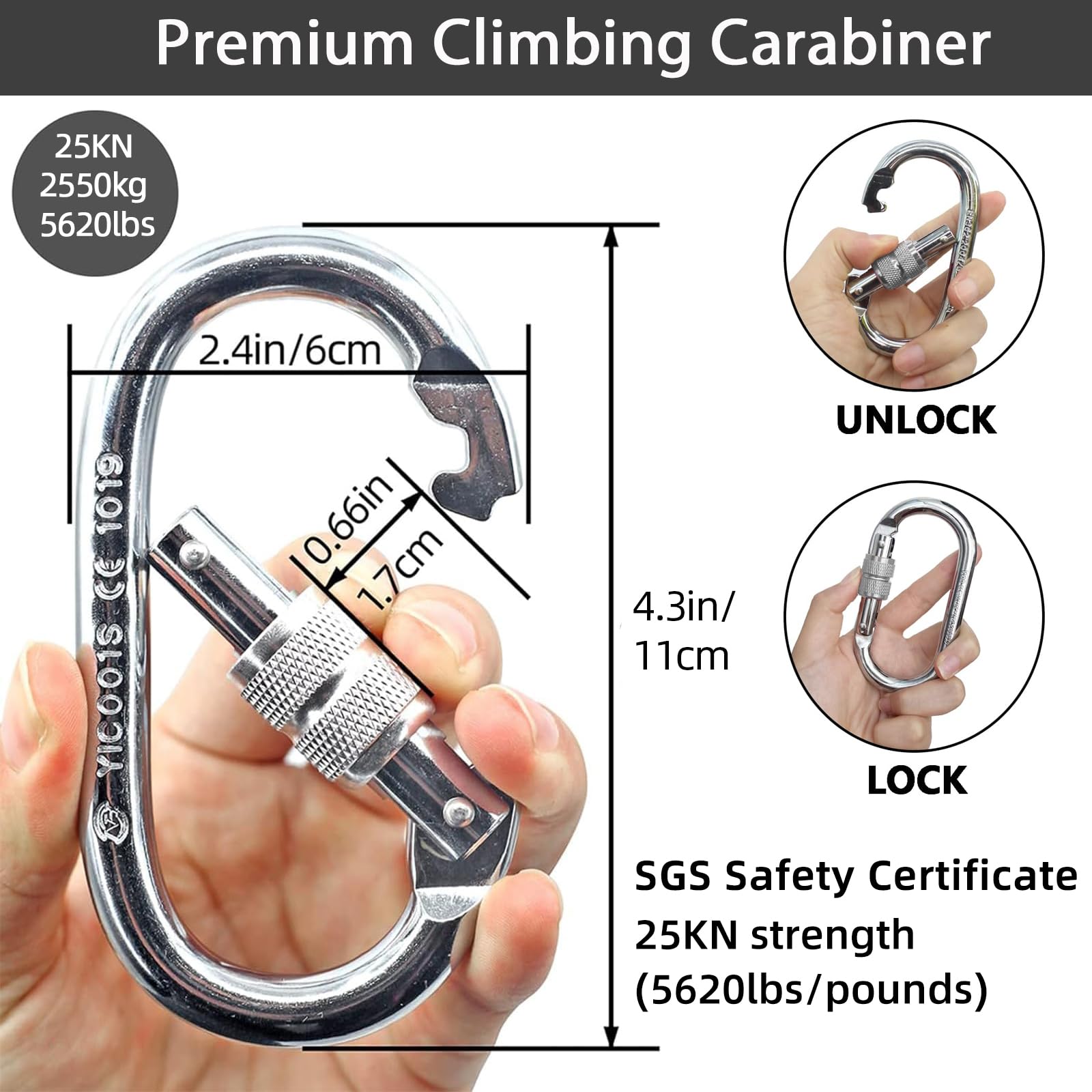 PRIOR FITNESS Set di accessori in seta per antenna (Deluxe Professional Set), accessori in seta aerea, kit di hardware per antenna include 1 discendente da 8, 1 girevole, 2 moschettoni in acciaio al