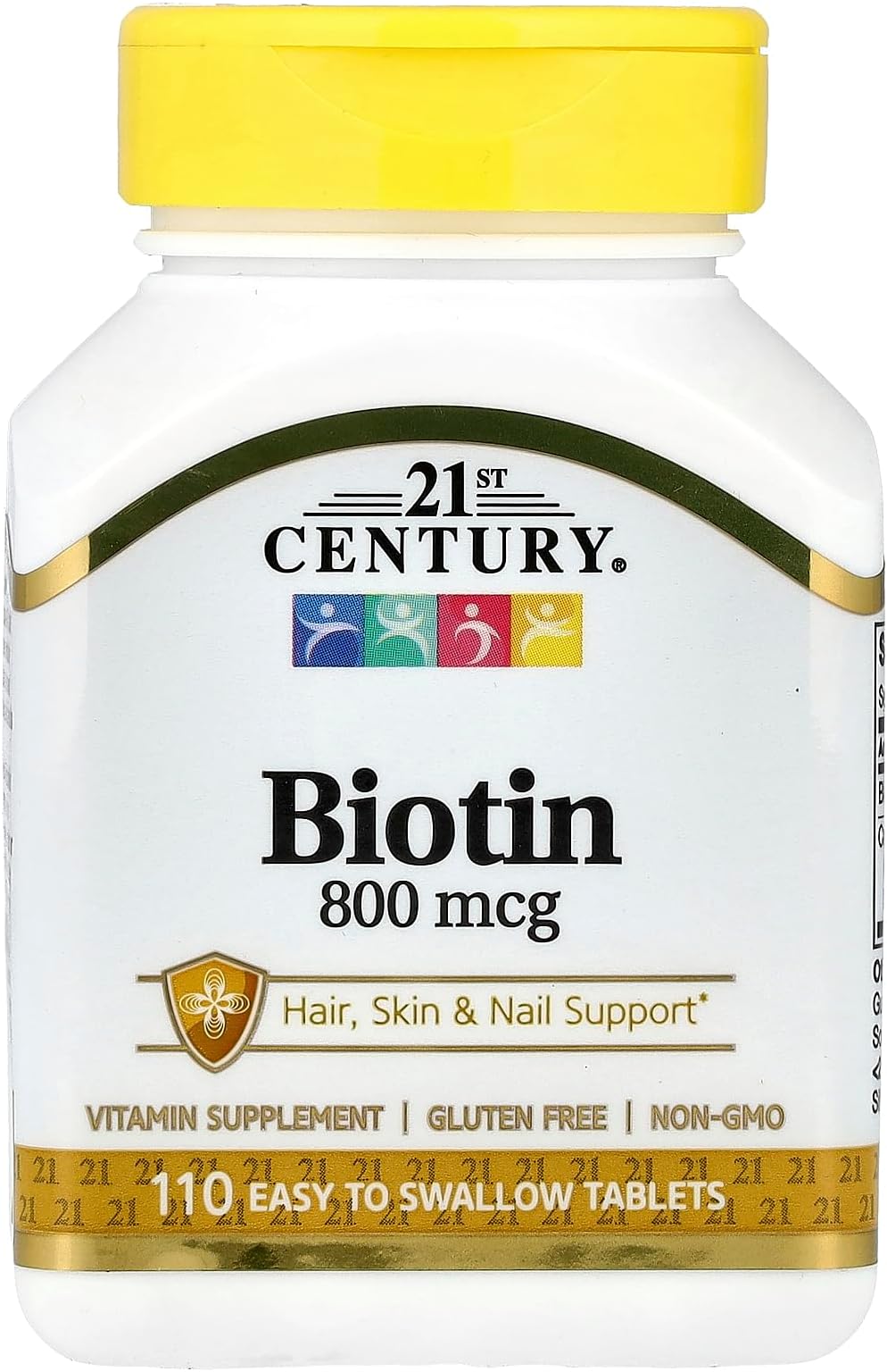 21st Century Biotin 800 Mcg (110 Tabs)