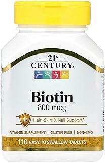 21st Century Biotin 800 Mcg (110 Tabs)