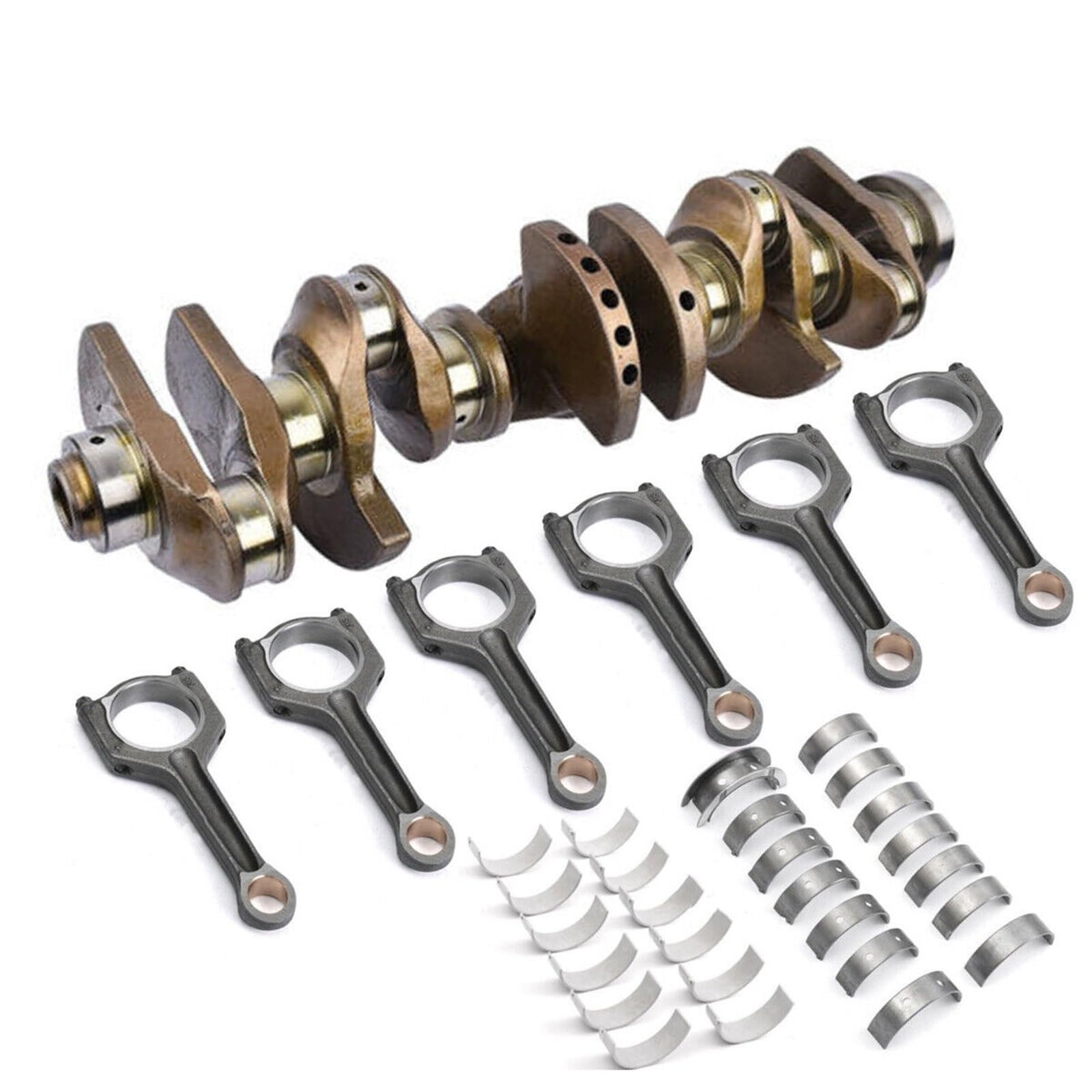 Kit cilindro pistone albero motore N55B30A Motore Albero Motore, Bielle e Cuscinetti Set 7580483 2163665 Adatto Per 335i 535i 435i 640i X1 X4 X3 X5 X6 3.0L