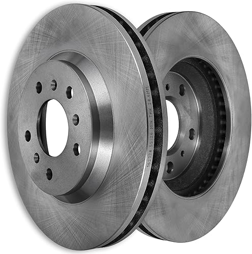 Miniatura 1164 de SCITOO Juego de 2 frenos de freno ranurados traseros para Chrysler Town & Country, 08-16 para Dodge Grand Caravan, 09-13 para Dodge Journey, 12-15