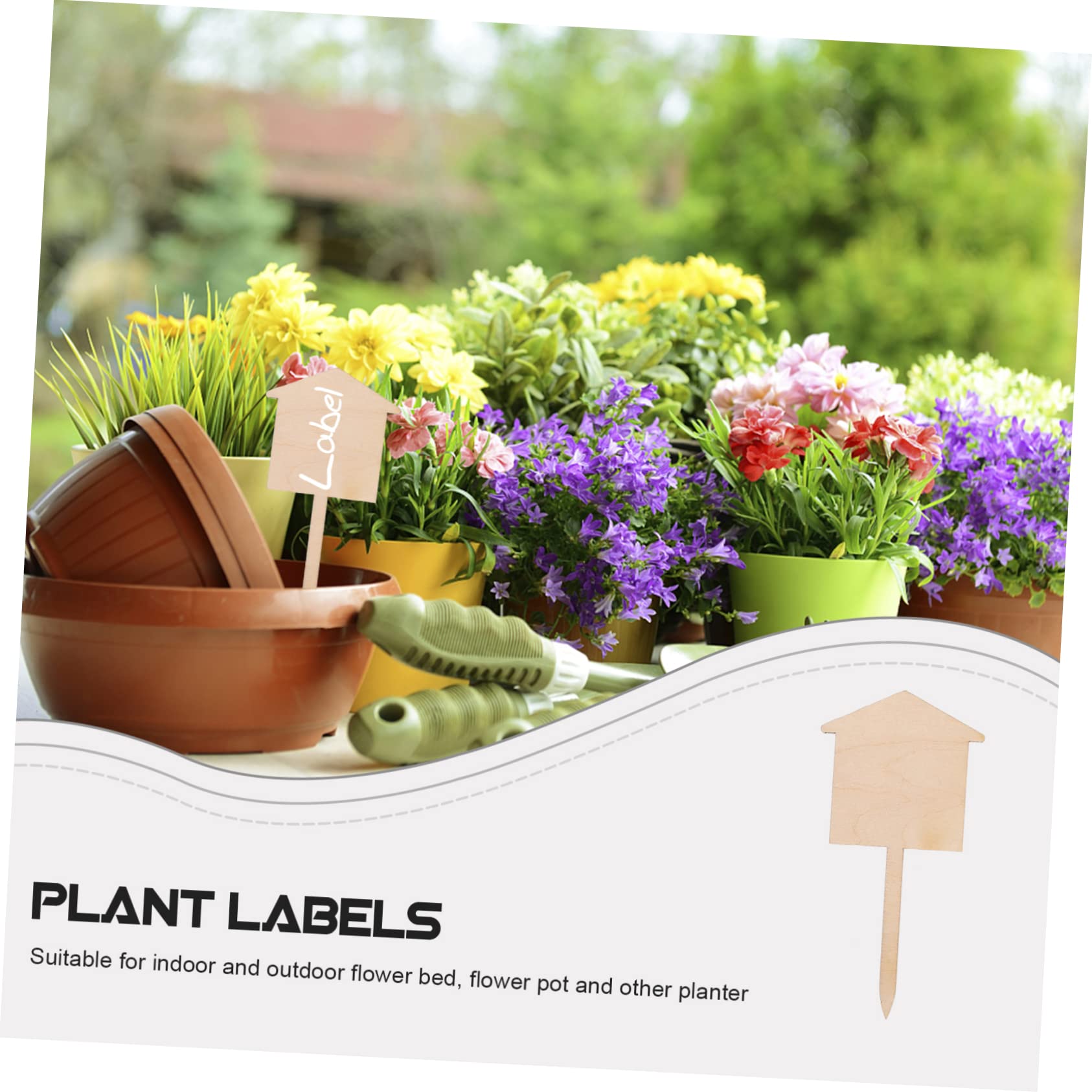 Toyvian 3 Sätze Pflanzenetiketten Beschriftbare Gartenstecker Für Blumenbeete Töpfe Und Pflanzgefäße Zur Kennzeichnung Und Unterscheidung Von Pflanzen Im Garten 50 Stück * 3