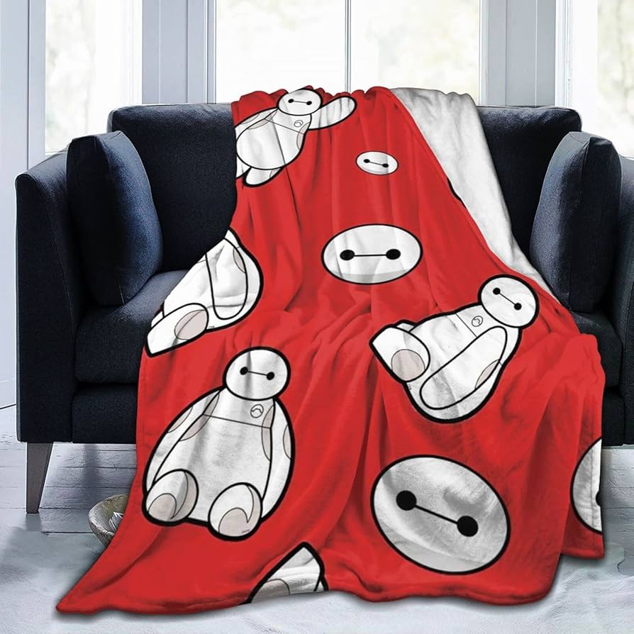 Amazon｜毛布 ベイマックス アニメ ブランケット 厚手 100×125cm