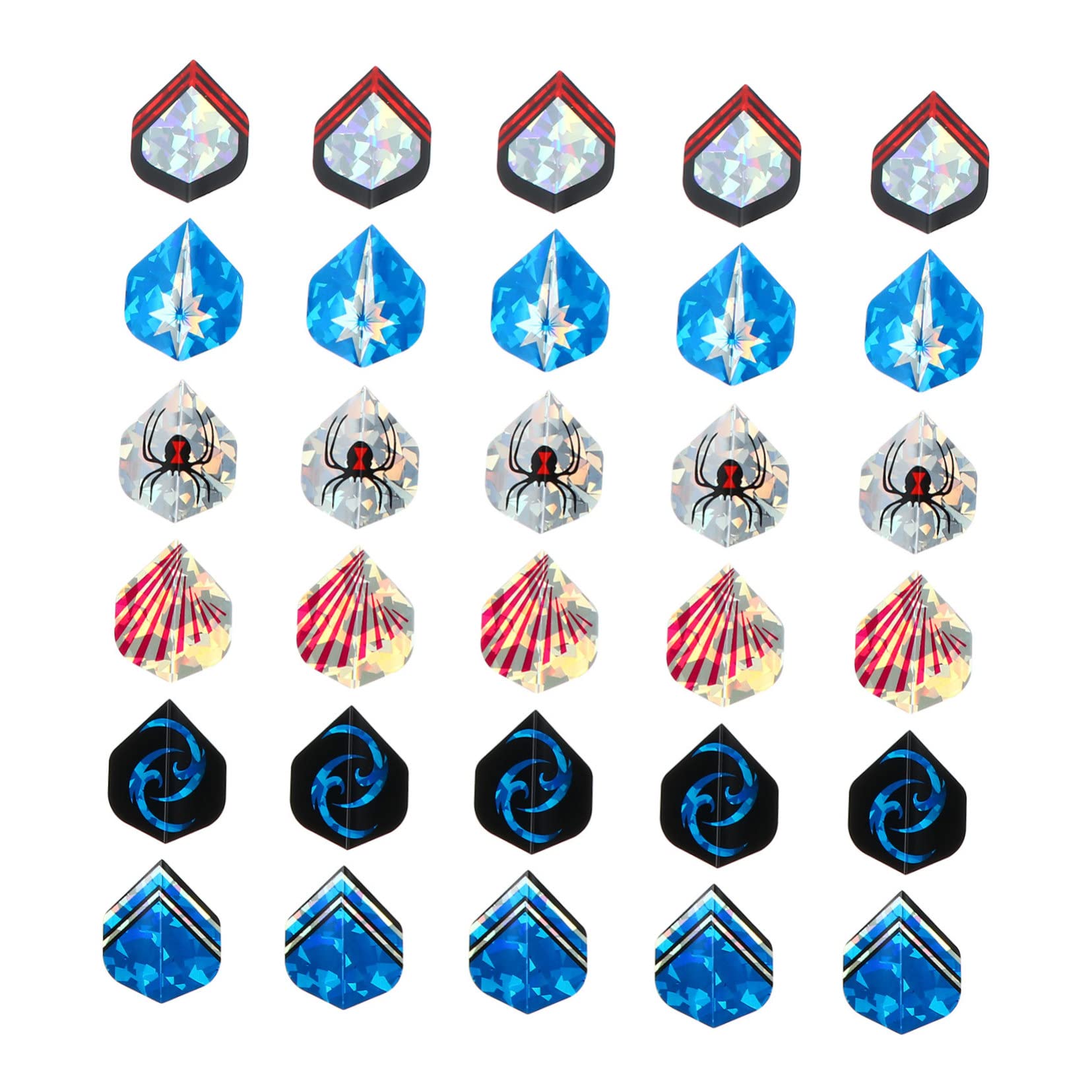 HAPINARY Tail 30pcs Accessories Standard- -Flights Flying Toy Party Game Tail Outdoor Wing Tail Outdoor Sports Accessory Toy Board The Pet Outdoor Indoor Toy