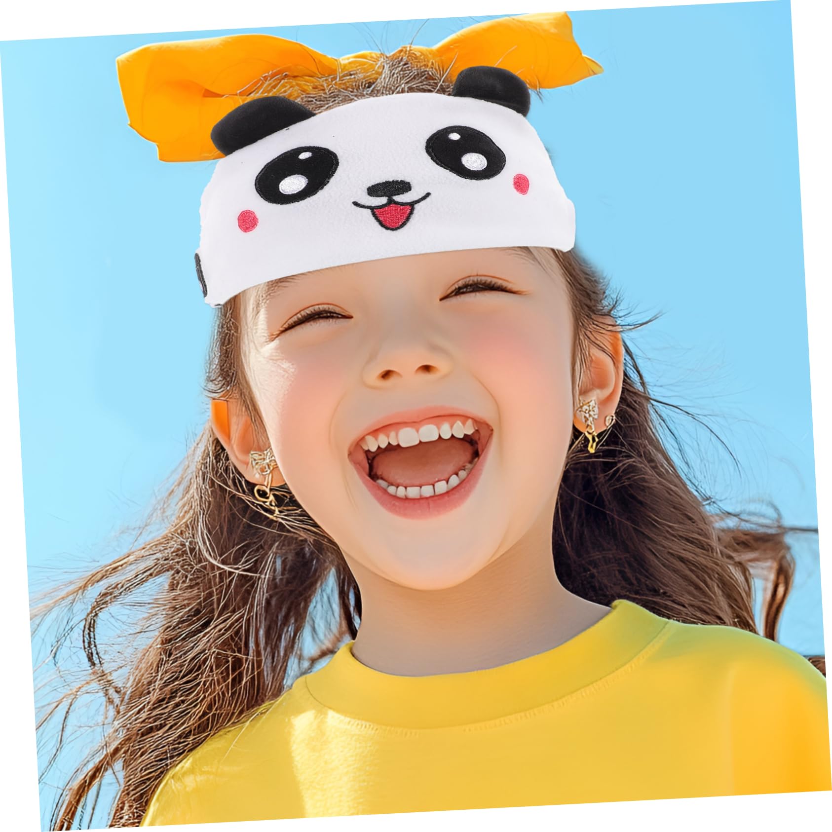 Uonlytech Auriculares Inalámbricos Para Niño Niña Con Diadema De Panda Suaves Y Cómodos Para Dormir Y Viajar Control De Volumen Y Diseño Ergonómico Para Uso Prolongado