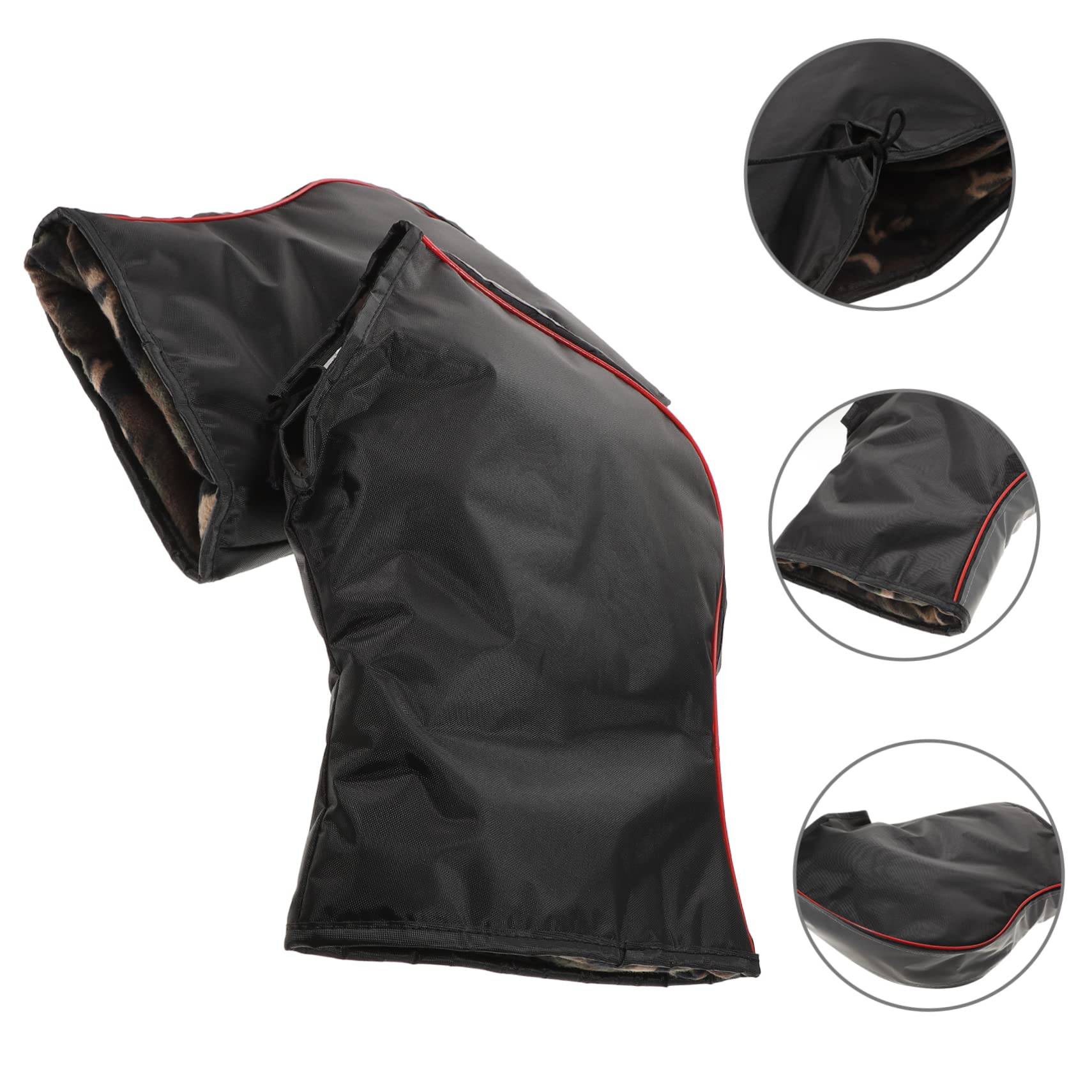 Guanti da Moto Invernali da Uomo Riflettenti Guanti da Manubrio Caldi per Freddo Accessori Moto per Guida Sicura Invernale e Mountain Bike Colore Casuale