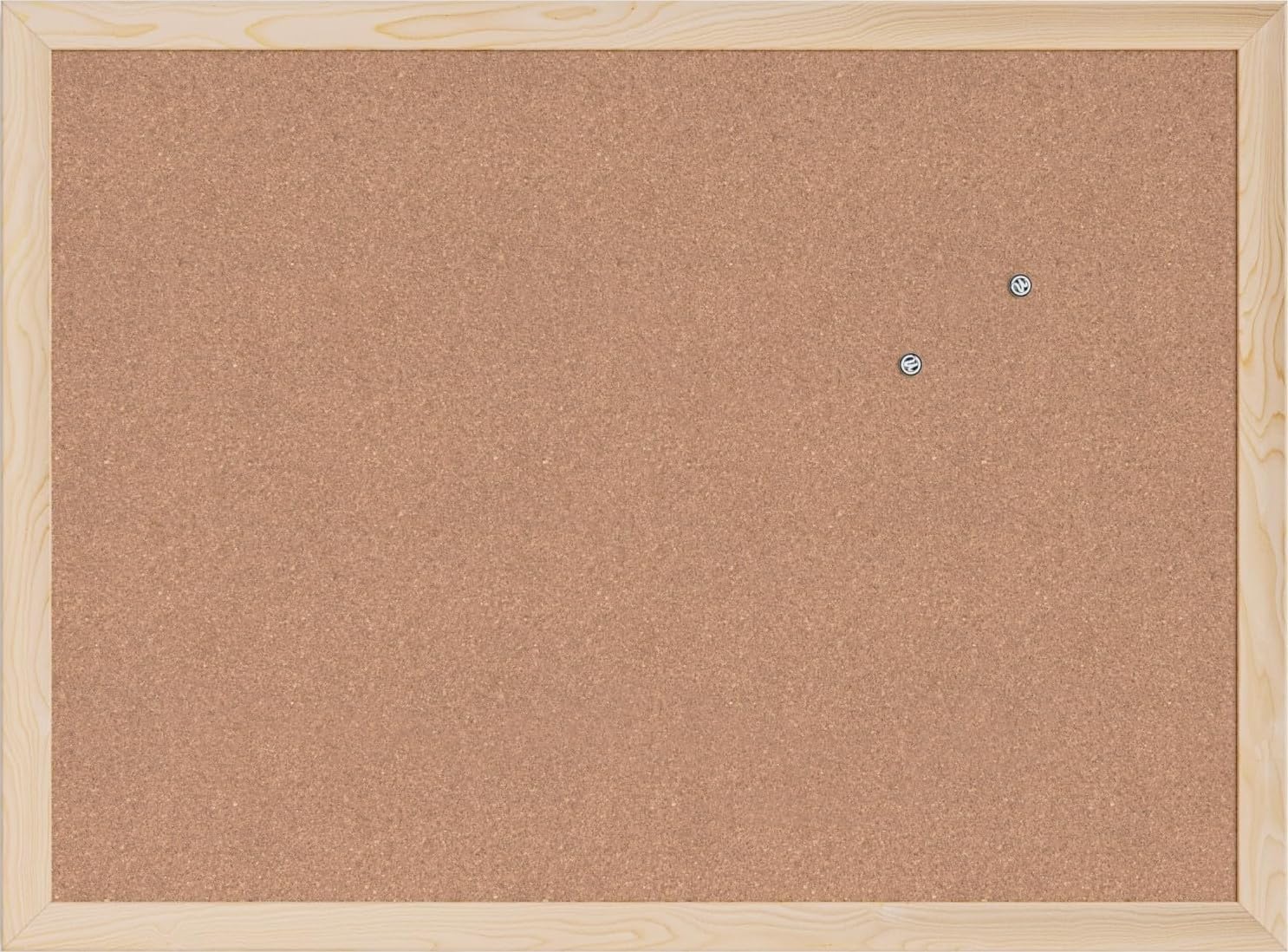 Photo 1 of ***DAMAGED - SEE NOTES/PICTURES*** U Brands Cork Bulletin Board, 18" x 24", Light Birch Frame