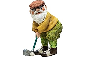 Adorable Golf Gnome: A Whimsical Garden Companion