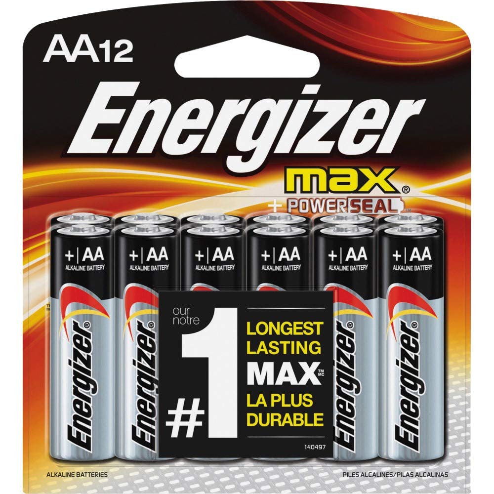 EvereadyBattery Co Inc Max AA Alkaline Batteries, 12/PK, BKSR