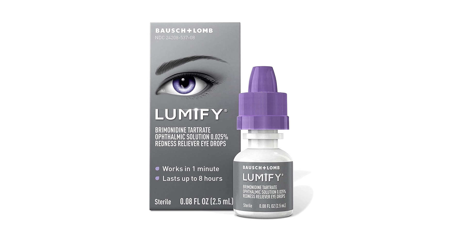 BAUSCH+LOMB LUMIFY 目薬 Bausch + Lomb Lumify Sterile Eye Drops, Redness Reliever