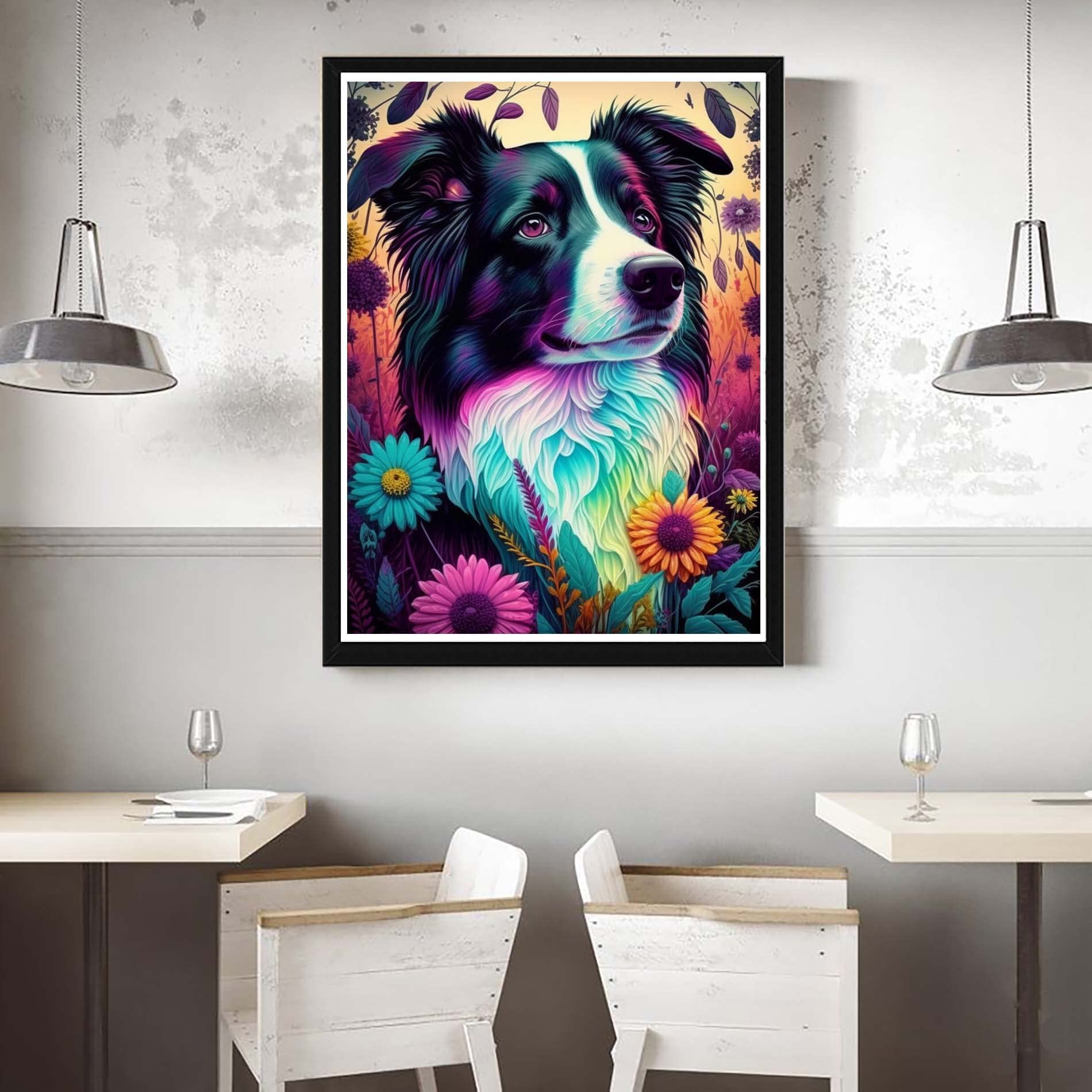 VAIIEYO 5D Diamond Painting Kit Cane - Fai Da Te Con Diamanti, Ricamo Con Strass 30x40 Cm - 5