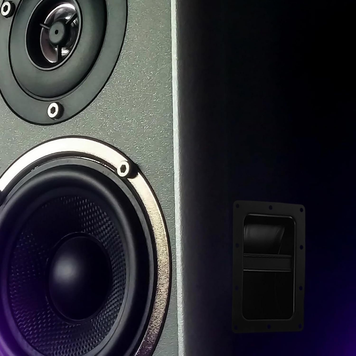 Heavy Duty Recessed Speaker Handle Entertainment Industry Convenient Transportation for Replacement Iron Audio Speaker Handle Empty Box Body Easy to Attach