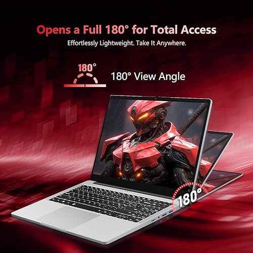 Miniatura 8 de Computadora portátil AMD Ryzen 5 7430U para juegos, computadora portátil de 15.6 pulgadas con 16 GB de RAM 512 GB SSD, AMD Radeon Lap top,